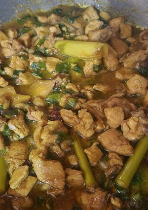 Ayam cincang toping mie ayam ala abang gerobak biru