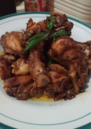 Ayam Kecap Cabai Hijau