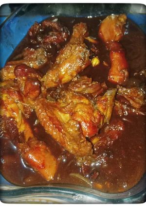 Ayam mentega kuah kecap