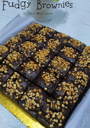 Fudgy Brownies 3 telur