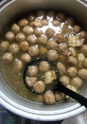 Kuah bakso sapi abang gerobakan