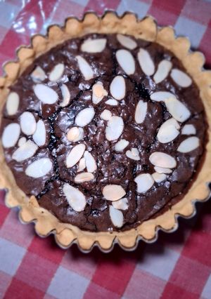 Pie Brownies shiny & crust